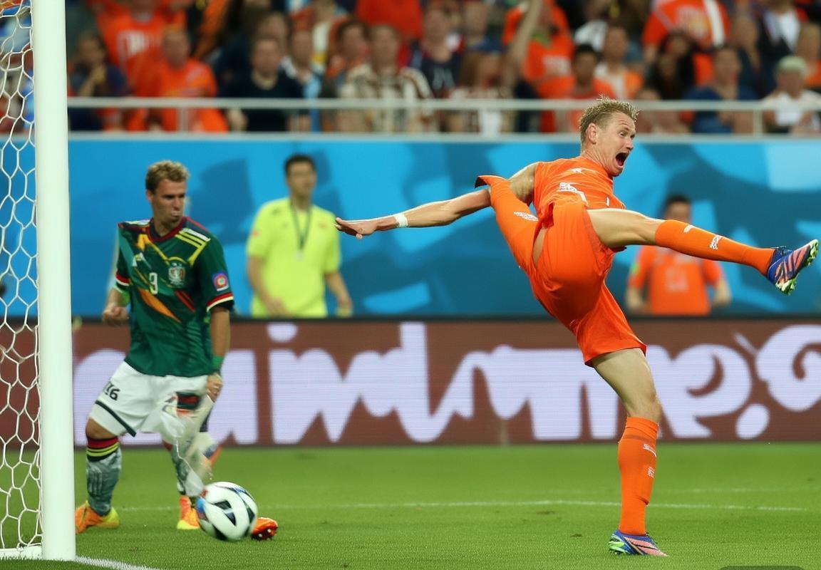 2014世界杯荷兰5-1西班牙经典对决：战术与球星闪耀(图4)