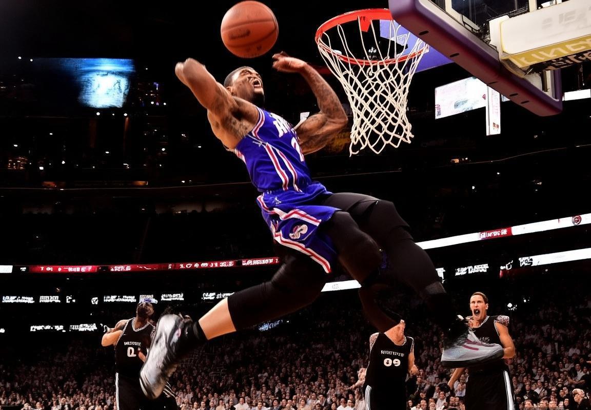 76人逆转篮网，西蒙斯关键抢断锁定胜局